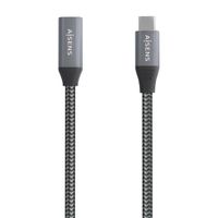 Miniatura 4 de CABLE AISENS USB 3.2 GEN2X2 ALU 20GBPS 8K30 5A 100W USB-C M/H 2.0M