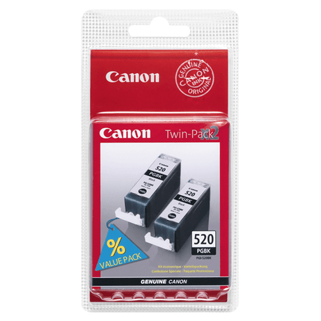 Canon Cartucho PGI-520BK Twin Pack, Negro, PIXMA MX870 PIXMA MX860 PIXMA IP3600 PIXMA MP630 - Imagen 1 de 3 Canon Cartucho PGI-520BK Twin Pack, Negro, PIXMA MX870 PIXMA MX860 PIXMA IP3600 PIXMA MP630 - Imagen 1 de 3