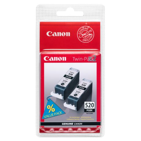 Canon Cartucho PGI-520BK Twin Pack, Negro, PIXMA MX870 PIXMA MX860 PIXMA IP3600 PIXMA MP630 - Imagen 2 de 3 Canon Cartucho PGI-520BK Twin Pack, Negro, PIXMA MX870 PIXMA MX860 PIXMA IP3600 PIXMA MP630 - Imagen 2 de 3