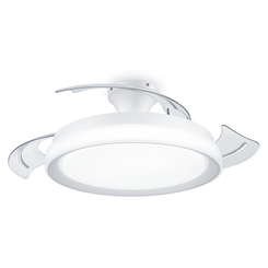 VENTILADOR DE TECHO BLISS BLANCO DC | LED AJUSTABLE 2700K/4000K/5500K + MOTOR SILENCIOSO