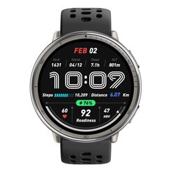 SMARTWATCH AMAZFIT ACTIVE 2  SPORT SILICONE BLACK