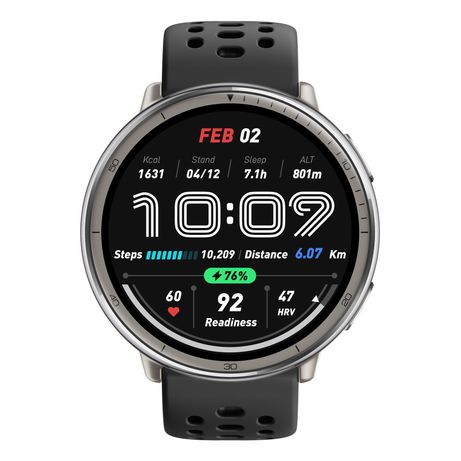 SMARTWATCH AMAZFIT ACTIVE 2 SPORT SILICONE BLACK - Imagen 1 de 2 SMARTWATCH AMAZFIT ACTIVE 2 SPORT SILICONE BLACK - Imagen 1 de 2
