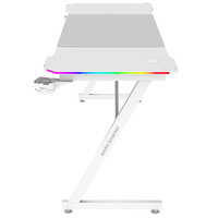 Miniatura 1 de MESA MARS GAMING MGDX160RGBW CHASIS ACERO 160x60x75 FIBRA DE CARBONO RGB MANDO GESTION CABLES BLANCO