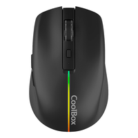 Miniatura 1 de Coolbox Gaming Ratón  W01 1600DPI Inalámbrico Negr
