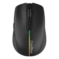 Miniatura 2 de Coolbox Gaming Ratón  W01 1600DPI Inalámbrico Negr