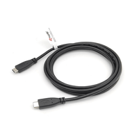 Miniatura 1 de CABLE 2.0 USB-C MACHO USB-C MACHO 3M TRANSFERENCIA 480MBPS COLOR NEGRO