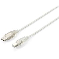 Miniatura 2 de CABLE USB-A A USB-B  1.8M EQUIP 128650 TRANSPARENTE 1.8M