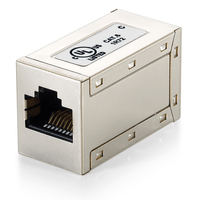 Miniatura 1 de ADAPTADOR RJ45 EQUIP CAT.6 APANTALLADO HEMBRA HEMBRA