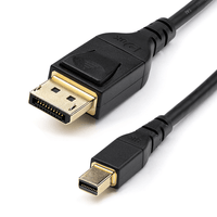 Miniatura 1 de 1M MINI DP TO DISPLAYPORT 1.4 - 8K 60HZ VESA CERTIFIED CAB LE