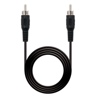Miniatura 1 de Nanocable Cable audio RCA/M-RCA/M negro 3m 10.24.0403