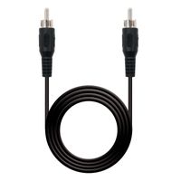 Miniatura 2 de Nanocable Cable audio RCA/M-RCA/M negro 3m 10.24.0403