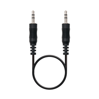Miniatura 1 de CABLE AUDIO JACK 3.5MM NANO CABLE 10M NEGRO
