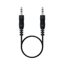 CABLE AUDIO JACK 3.5MM NANO CABLE 10M NEGRO