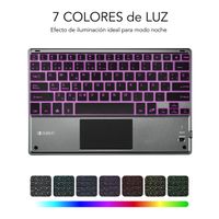 Miniatura 6 de TECLADO SUBBLIM INALAMBRICO SMART BACKLIT BT TOUCHPAD GREY