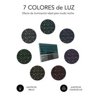 Miniatura 7 de TECLADO SUBBLIM INALAMBRICO SMART BACKLIT BT TOUCHPAD GREY