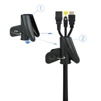 Miniatura 3 de Organizador de cables flexible 25mm 1 m.