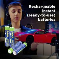Miniatura 3 de PILAS AAA GEMBIRD NI-MH RECARGABLE 850 MAH 4PCS BLISTER PACK