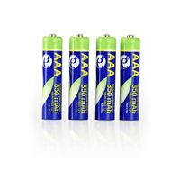 Miniatura 4 de PILAS AAA GEMBIRD NI-MH RECARGABLE 850 MAH 4PCS BLISTER PACK
