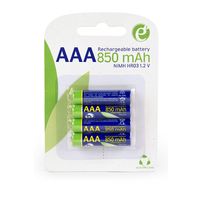 Miniatura 5 de PILAS AAA GEMBIRD NI-MH RECARGABLE 850 MAH 4PCS BLISTER PACK