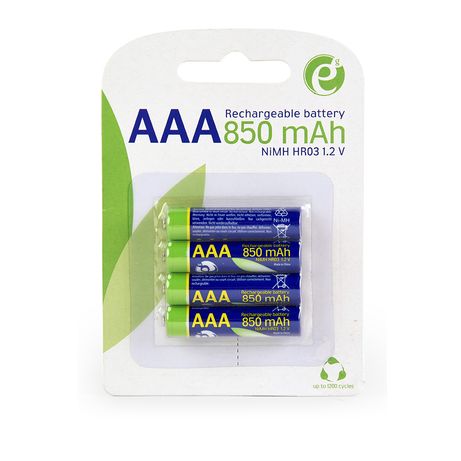 PILAS AAA GEMBIRD NI-MH RECARGABLE 850 MAH 4PCS BLISTER PACK - Imagen 5 de 7 PILAS AAA GEMBIRD NI-MH RECARGABLE 850 MAH 4PCS BLISTER PACK - Imagen 5 de 7