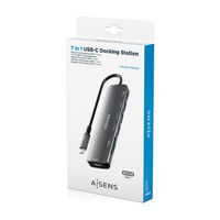 Miniatura 8 de USB-C DOCK AISENS 7 EN 1 USB-C A HDMI 3XUSB-A USB-C PD 100W SD MICRO SD