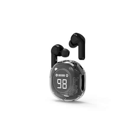 AURICULARES GEMBIRD TWST-01-BK TRANSPARENTES NEGRO BT - Imagen 1 de 3 AURICULARES GEMBIRD TWST-01-BK TRANSPARENTES NEGRO BT - Imagen 1 de 3