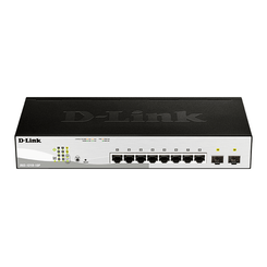 D-Link DGS-1210-10P/E Switch 8xGB PoE 2xSFP