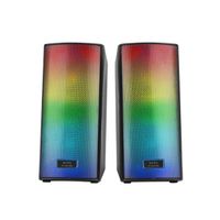Miniatura 3 de ALTAVOCES 2.0 BLUETOOTH MARS GAMING MSRGB2 15W BT 5.3 JACK 3.5mm RGB CAJA DE CONTROL MicroSD NEGRO