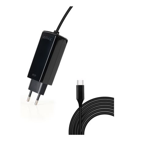 Tooq Cargador portátil GAN USB-C PD 45W Cúbico - Imagen 2 de 6 Tooq Cargador portátil GAN USB-C PD 45W Cúbico - Imagen 2 de 6
