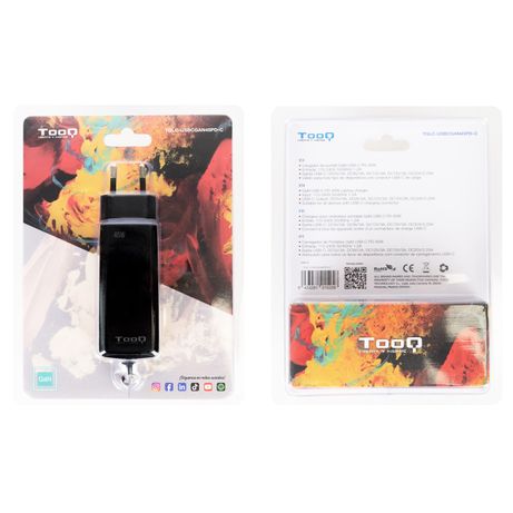 Tooq Cargador portátil GAN USB-C PD 45W Cúbico - Imagen 6 de 6 Tooq Cargador portátil GAN USB-C PD 45W Cúbico - Imagen 6 de 6