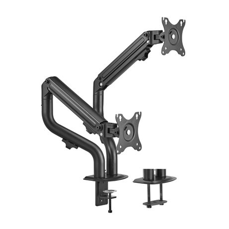 AISENS Soporte De Mesa Eco Contrapeso Giratorio E Inclinable Para Monitor TV 8kg 3 Pivotes 2 Brazos De 17 32 Negro - Imagen 2 de 9 AISENS Soporte De Mesa Eco Contrapeso Giratorio E Inclinable Para Monitor TV 8kg 3 Pivotes 2 Brazos De 17 32 Negro - Imagen 2 de 9