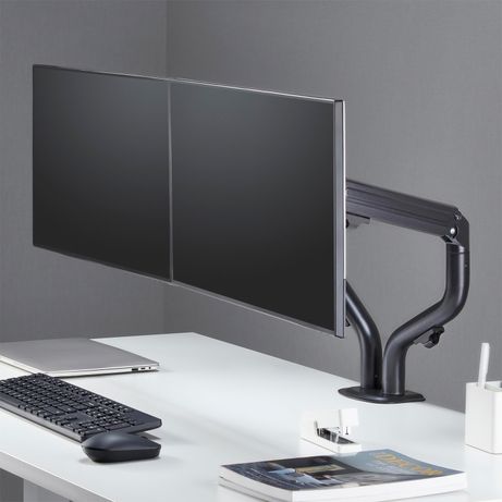 AISENS Soporte De Mesa Eco Contrapeso Giratorio E Inclinable Para Monitor TV 8kg 3 Pivotes 2 Brazos De 17 32 Negro - Imagen 8 de 9 AISENS Soporte De Mesa Eco Contrapeso Giratorio E Inclinable Para Monitor TV 8kg 3 Pivotes 2 Brazos De 17 32 Negro - Imagen 8 de 9
