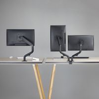 Miniatura 9 de AISENS Soporte De Mesa Eco Contrapeso Giratorio E Inclinable Para Monitor TV 8kg  3 Pivotes  2 Brazos  De 17 32  Negro