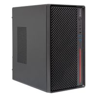 Miniatura 2 de UNYKA  Caja Micro ATX NUMEN 300 PRO  Negro, Rojo