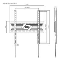Miniatura 8 de AISENS Soporte eco ultra delgado para monitor TV 75kg de 32 75  Negro