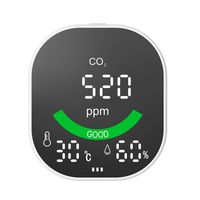 Miniatura 2 de LEOTEC MEDIDOR DE CO2 CON SENSOR NDIR Infrarrojos (Pantalla LCD -Temperatura-Humedad-Bateria 1600mAh)