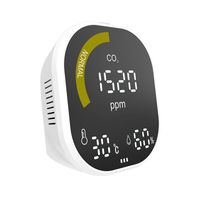 Miniatura 3 de LEOTEC MEDIDOR DE CO2 CON SENSOR NDIR Infrarrojos (Pantalla LCD -Temperatura-Humedad-Bateria 1600mAh)