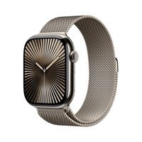 Miniatura 4 de Apple Watch Series 10 GPS + Cellular 46mm Natural Titanium Case with Natural Milanese Loop - M/L