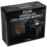 Miniatura 9 de Fuente Alimentación 1000W KOLINK  KL-1000M 80 PLUS Bronze Modular Negro