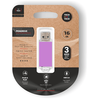 Miniatura 1 de TECH ONE TECH Basic Pendrive 16Gb USB 2.0 Purple