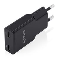 Miniatura 3 de CARGADOR AISENS GAN ULTRA DELGADO 30W 2XUSB-C PD3.0 QC4.0 NEGRO