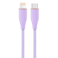 Miniatura 1 de CABLE DE CARGA Y DATOS GEMBIRD USB TIPO-C A 8 CLAVIJAS 1,5 M VIOLETA
