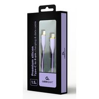 Miniatura 3 de CABLE DE CARGA Y DATOS GEMBIRD USB TIPO-C A 8 CLAVIJAS 1,5 M VIOLETA