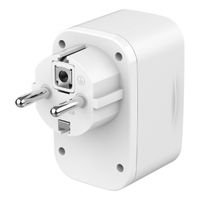 Miniatura 5 de CARGADOR RAPIDO GEMBIRD USB DE 2 PUERTOS CON TOMA DE CA DE PASO 20 W BLANCO
