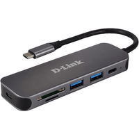 Miniatura 1 de D-Link DUB-2325 5-in-1 USB-C Hub Card Reader