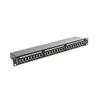 Miniatura 4 de PATCH PANEL LANBERG 24 PUERTOS 1U 19" CAT.6 SFTP NEGRO