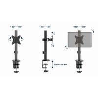 Miniatura 13 de BRAZO DE MONITOR GEMBIRD PARA ESCRITORIO 17-32 PULGADAS