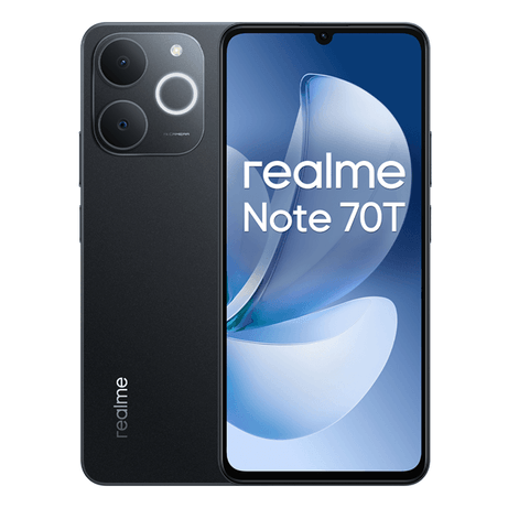 TELEFONO MOVIL LIBRE REALME NOTE 70T , OC, 4GB , 256GB, ANDROID 15, OBSIDIAN BLACK - Imagen 1 de 2 TELEFONO MOVIL LIBRE REALME NOTE 70T , OC, 4GB , 256GB, ANDROID 15, OBSIDIAN BLACK - Imagen 1 de 2