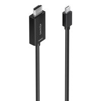 Miniatura 2 de AISENS Cable conversor MINI DP a HDMI 4K 60Hz  MINI DP M HDMI M  Negro  1 0m