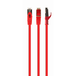 CABLE RED S-FTP GEMBIRD  CAT 6A LSZH ROJO 0,5 M